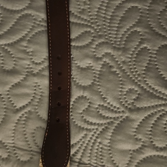 Zeppelin Tan Belt with Fish Embroidery - Picture 4 of 8